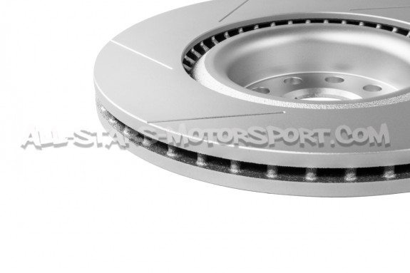 Discos de freno delanteros ranurados Dixcel SD 345mm para Golf 5 R3...