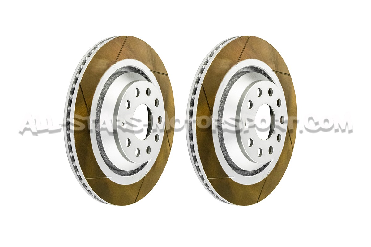 Discos de freno traseros ranurados Dixcel FS 310mm para Golf 7 R / Golf 7 GTI / S3 8V / Leon 3 Cupra / TT 8S