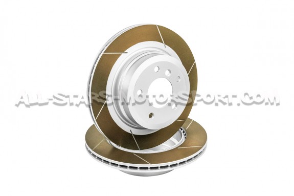 Disques de frein arrières rainurés Dixcel HS pour BMW 135i E82