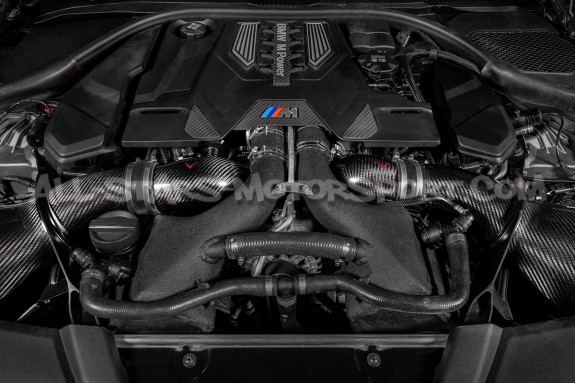 Tubos inlet de turbo de carbono Eventuri para BMW M5 F90 / M8 F9x