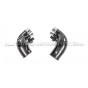 Tubos inlet de turbo de carbono Eventuri para BMW M5 F90 / M8 F9x