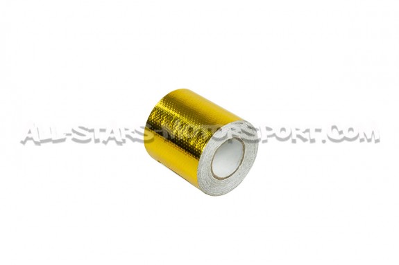Cinta protectora térmica adhesiva dorada 5cm x 5m