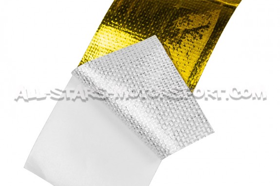 Cinta protectora térmica adhesiva dorada 5cm x 5m