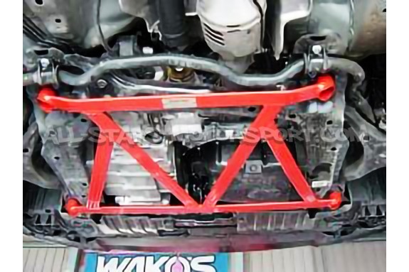 Barre de renfort inférieure avant 4 points Tanabe pour Honda Civic ...