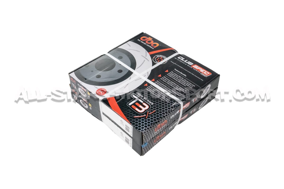 Discos de freno traseros DBA T3 para Subaru Impreza GT GC8