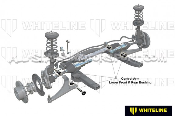 Silentblocks anti-lift traseros de brazos delanteros Whiteline para...