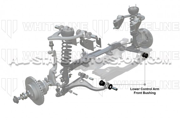 Nissan R35 GTR Whiteline Lower Front Control Arms Inner Front Bushings