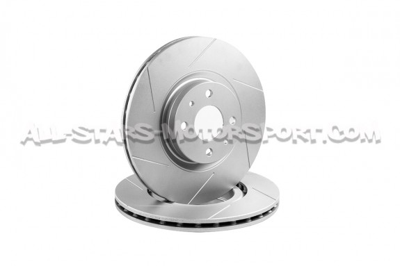 Discos de freno delanteros ranurados Dixcel SD 284mm para Abarth 59...