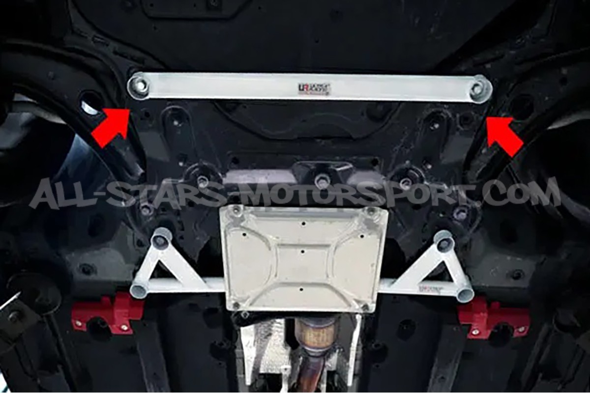 Barra de refuerzo inferior delantera de 4 puntos Ultra Racing para ...