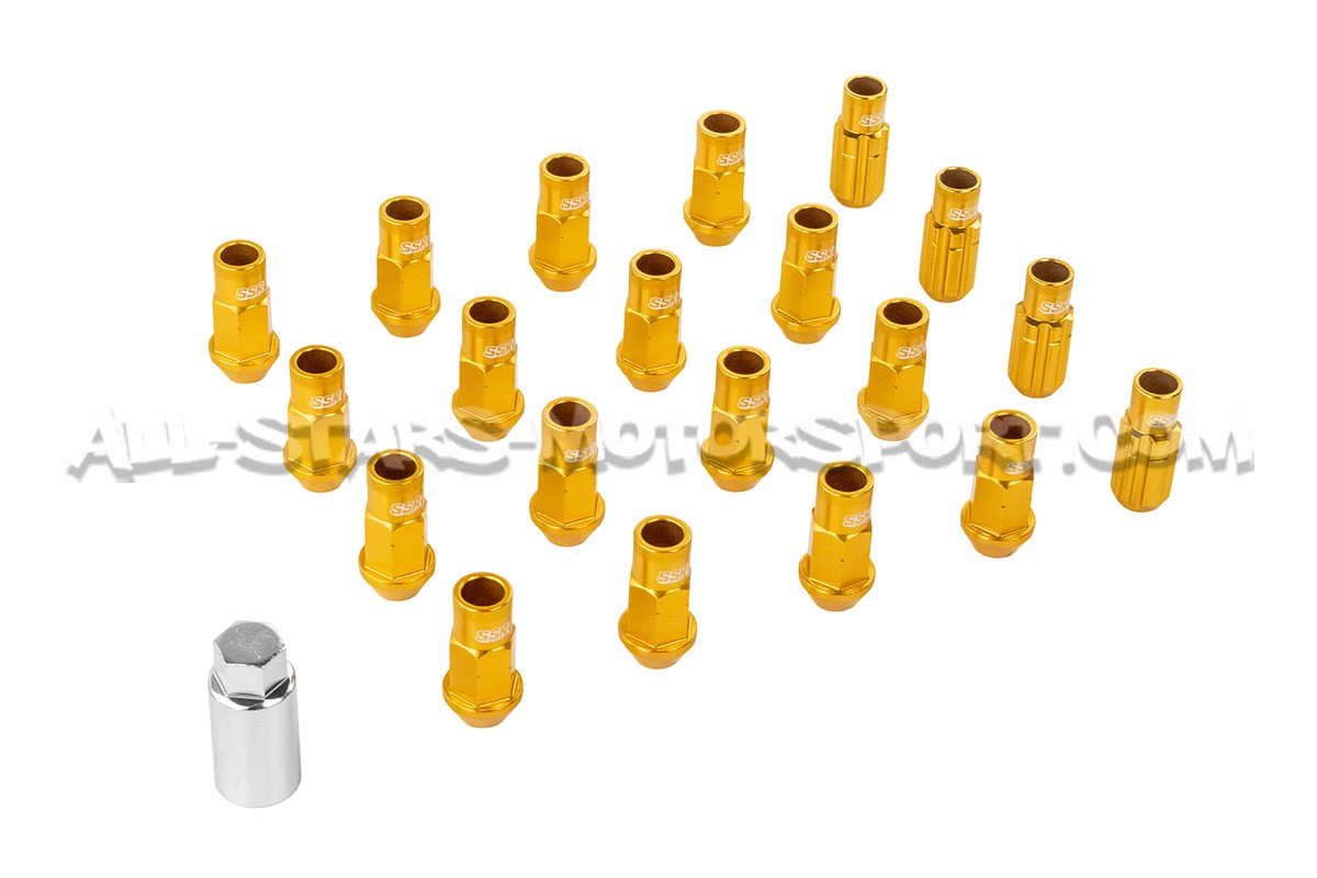 thumbnail interactive-video image 1 of 16-Pack 12x1.25 Alloy Steel Lug Nuts – 60° Tapered Cone Seat Wheel Bolts 1 of 5