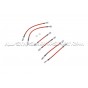 Flexibles de frein aviation Goodridge pour Audi S4 B5