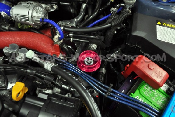 Subaru Impreza / BRZ and Toyota GT86 / GR86 HKS Red Oil Filler Cap