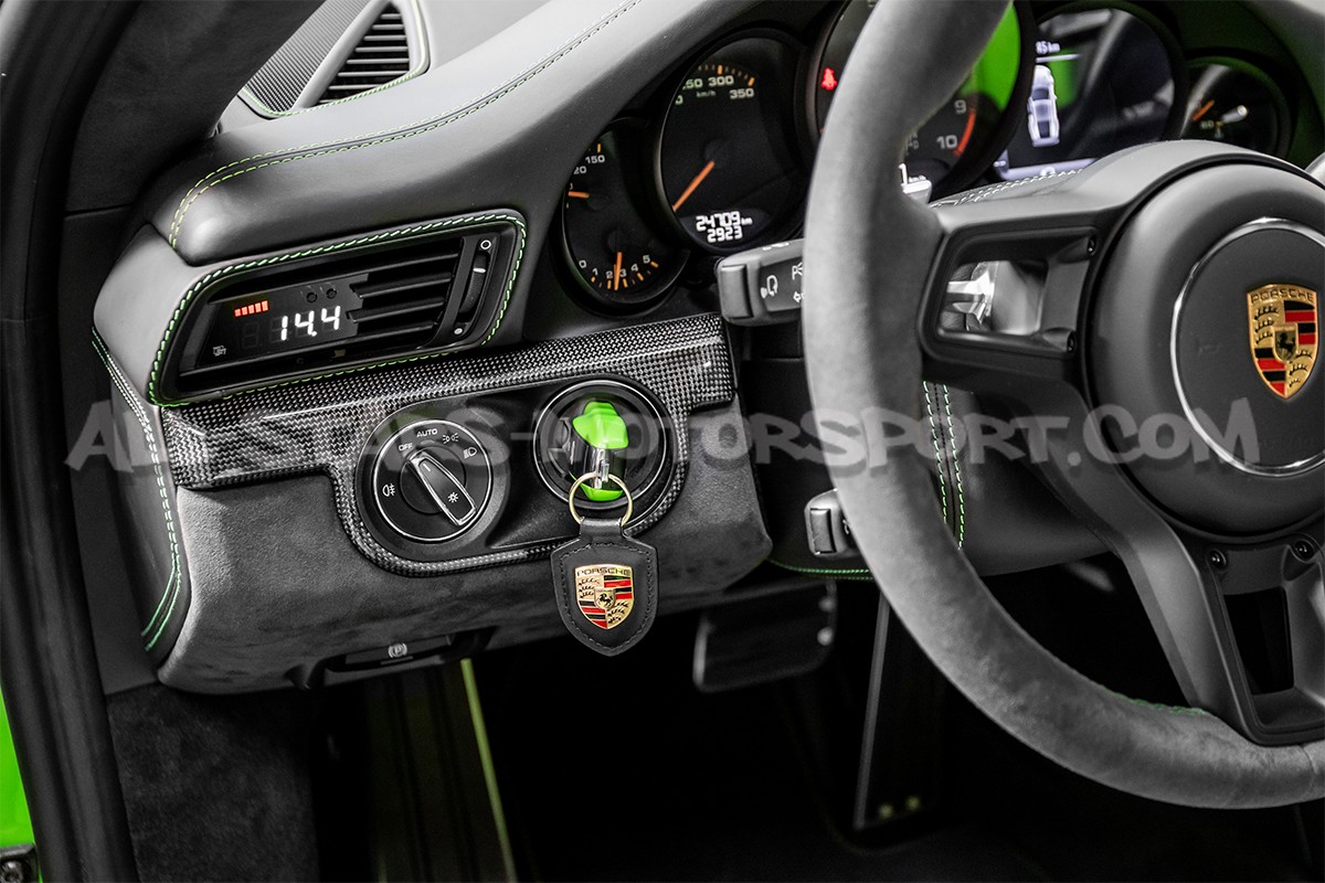 Reloj digital P3 Gauges para rejilla de ventilacion de los Porsche 911 991