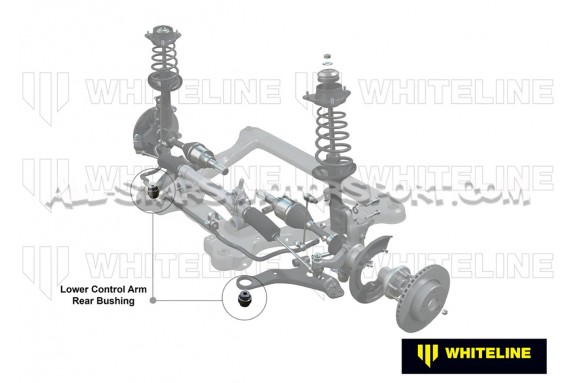 Silentblocks traseros de brazos delanteros Whiteline para Toyota Ya...