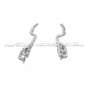 Collecteurs d'échappement Alpha Competition pour Mercedes C63 AMG W204