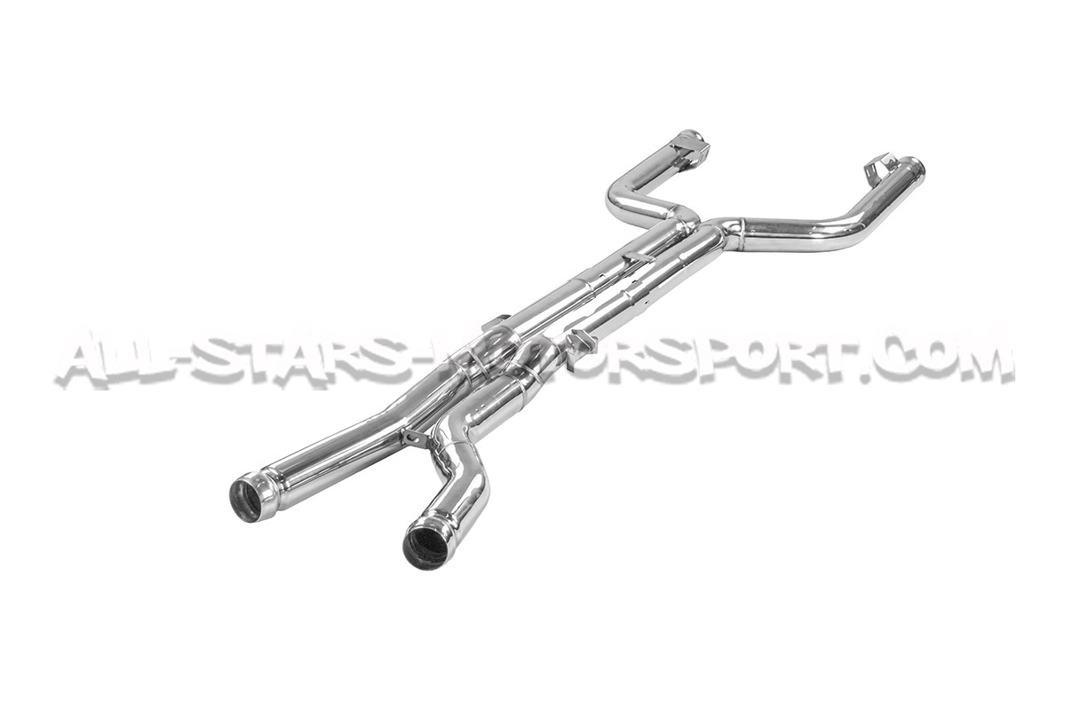 Mercedes C63 AMG W205 Alpha Competition Resonator Delete Mid Pipe