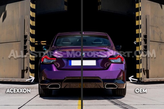 Suppression de réflecteurs catadioptres arrières Acexxon pour BMW 2...