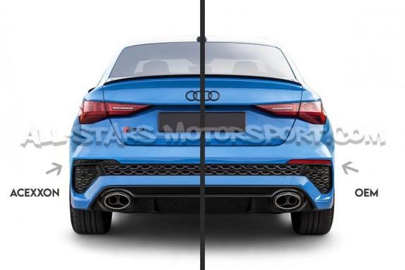 Supresion de reflectores traseros Acexxon para Audi S3 8Y / RS3 8Y