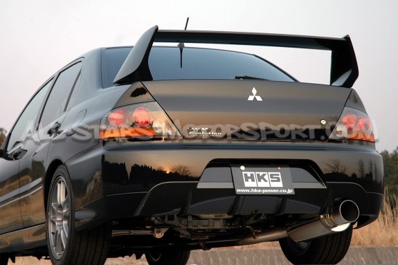 Echappement catback HKS Silent Hi Power pour Mitsubishi Lancer Evo 9