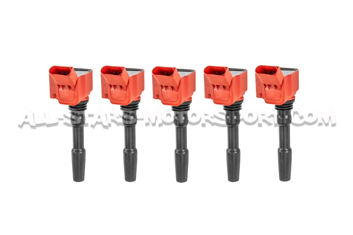 Bobines d'allumage Racingline rouges pour Audi RS3 8V.5 / 8Y / TTRS 8S / RSQ3 2.5 TFSI