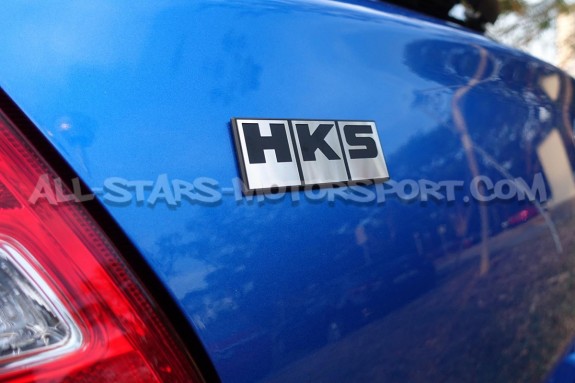 Badge insignia adhesiva de aluminio HKS