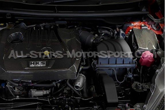 Toyota Yaris GR HKS Carbon Fiber Fuse Box Cover