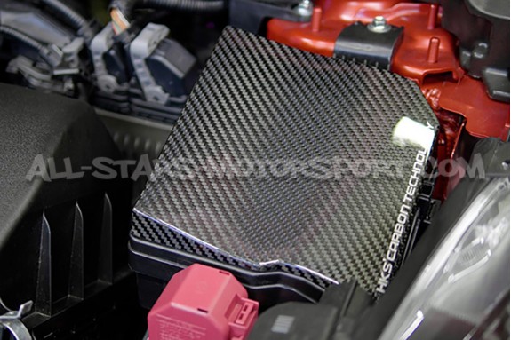 Couvre boite à fusible HKS en carbone pour Toyota Yaris GR
