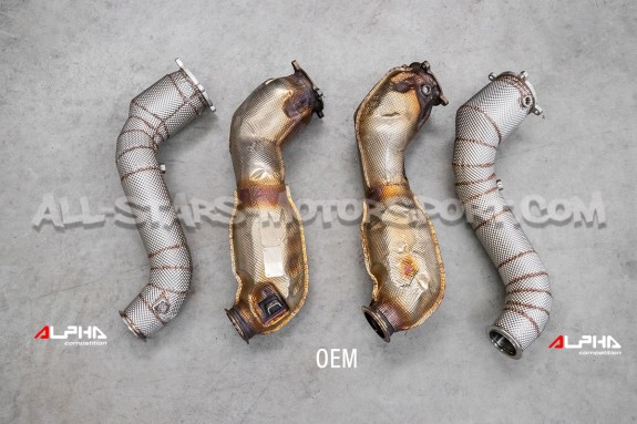 Downpipes decata Alpha Competition pour McLaren 720S / 750S / 765Lt