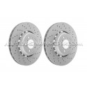 Discos de freno delanteros perforados Dixcel PD para BMW M3 F80 / M...