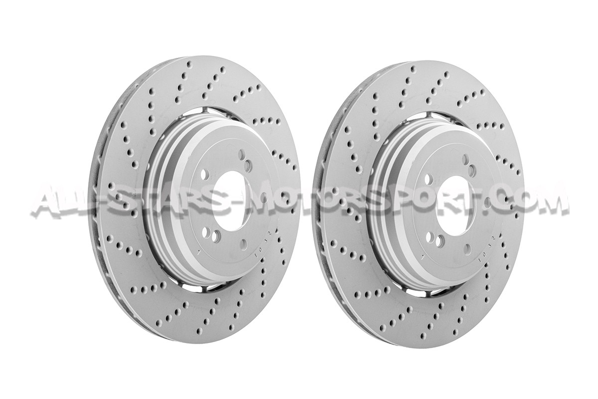 Discos de freno traseros perforados Dixcel PD para BMW M5 E60