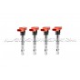 Bobinas de encendido rojas NGK tipo Audi R8 para VAG 2.0 TFSI / TSI / 1.8T