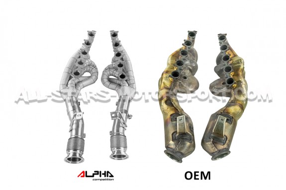 Collecteurs d'échappement Alpha Competition pour Audi R8 V10 4S / L...
