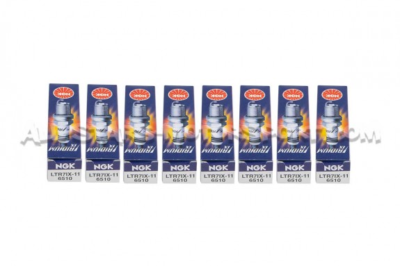 NGK LTR7IX-11 Colder Spark Plugs for Ford Mustang s550 5.0 V8 / 5.2