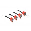 Bobines d'allumage MSD rouge pour Honda Civic Type R FK2 / FK8 / FL5