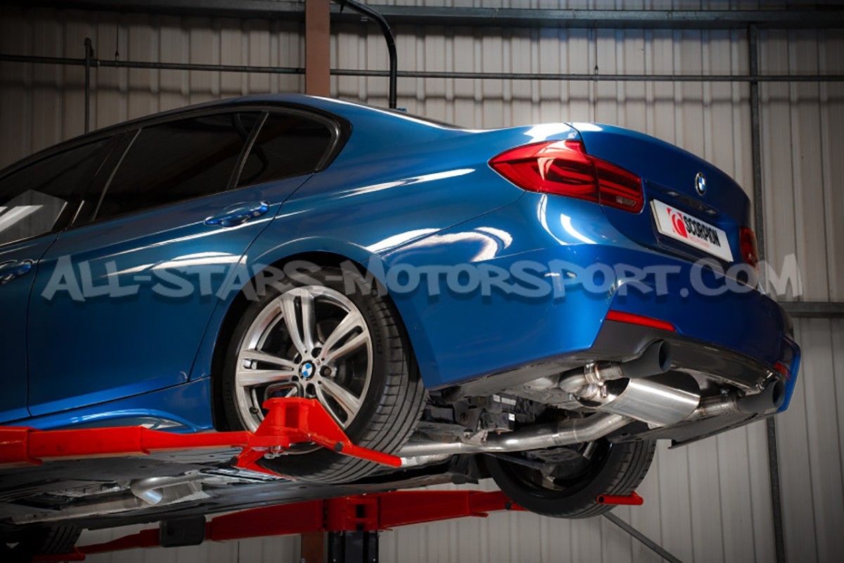 Escape catback Scorpion para BMW 340i F30 / 440i F3x - sin GPF