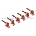 Bobines d'allumage Racingline rouges pour Audi S4 / RS4 B9 et S5 / ...