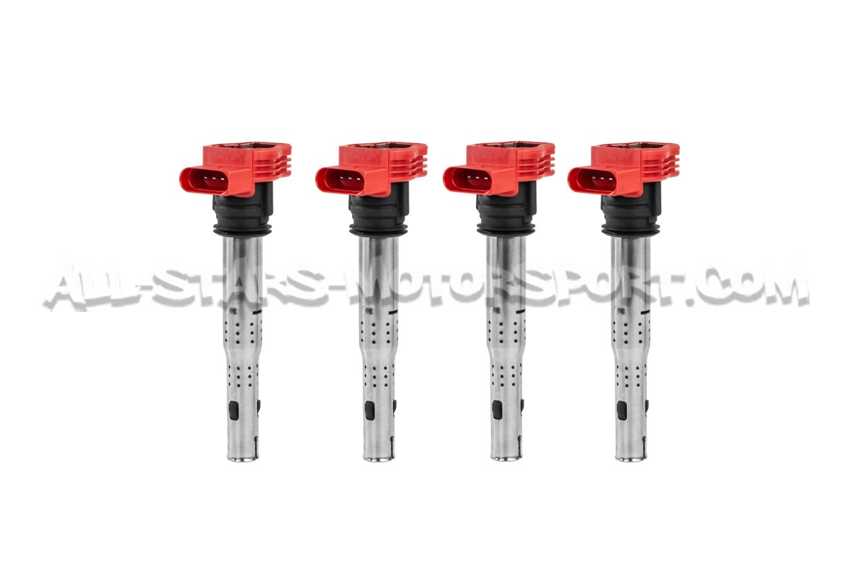 Bobinas de encendido APR rojo para S3 8P / Golf 5 - 6 GTI / Golf 6 R / León 2 Cupra 2.0 TFSI EA113 / EA888.1