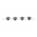 Slientblocs de cache moteur Racingline pour Audi RS3 8.5V / RS3 8Y ...