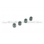 Tapones de valvulas de llantas Dinan negro, plata o gunmetal