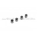Tapones de valvulas de llantas APR negro, plata o gunmetal