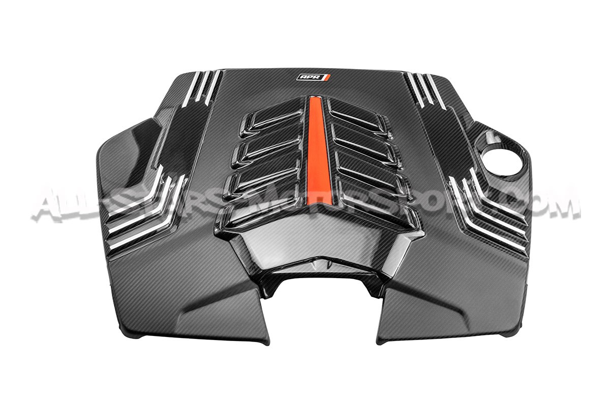 Tapa de motor de fibra de carbono APR para Audi RSQ8 / Lamborghini Urus / Cayenne 4.0T
