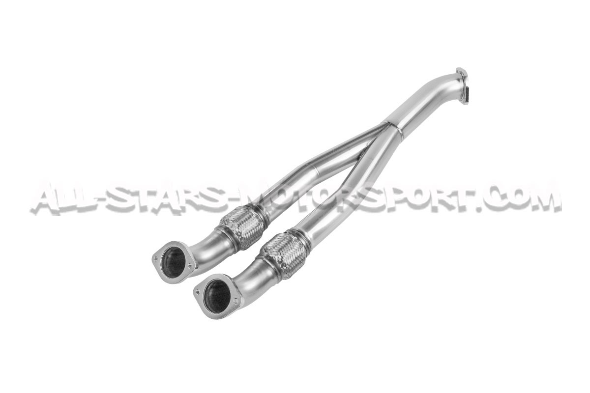 Tube d'échappement central Y Pipe decata sans resonateur HKS pour Nissan R35 GTR