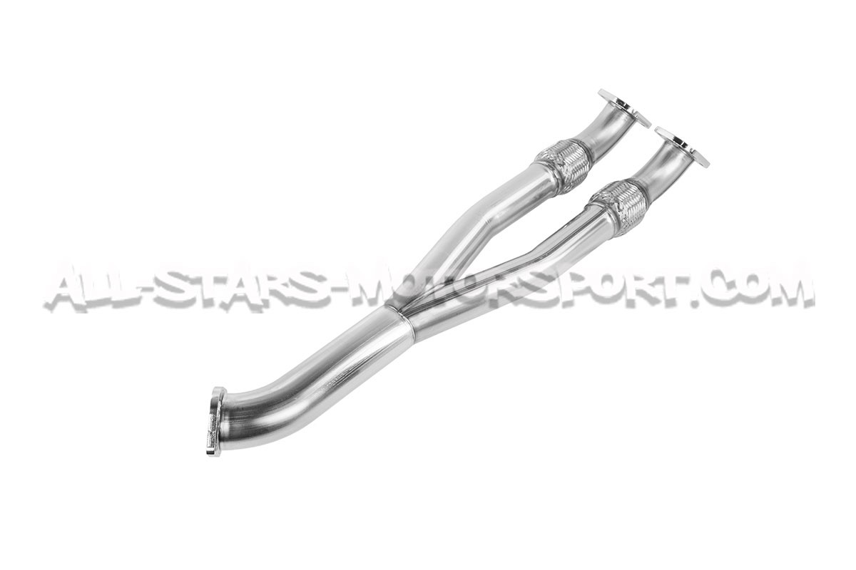 Tube d'échappement central Y Pipe decata sans resonateur HKS pour N...