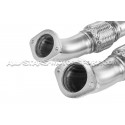 Tube d'échappement central Y Pipe decata sans resonateur HKS pour N...