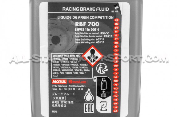 Motul RBF 600 / RBF 660 ot RBF 700 High Performance Brake Fluid