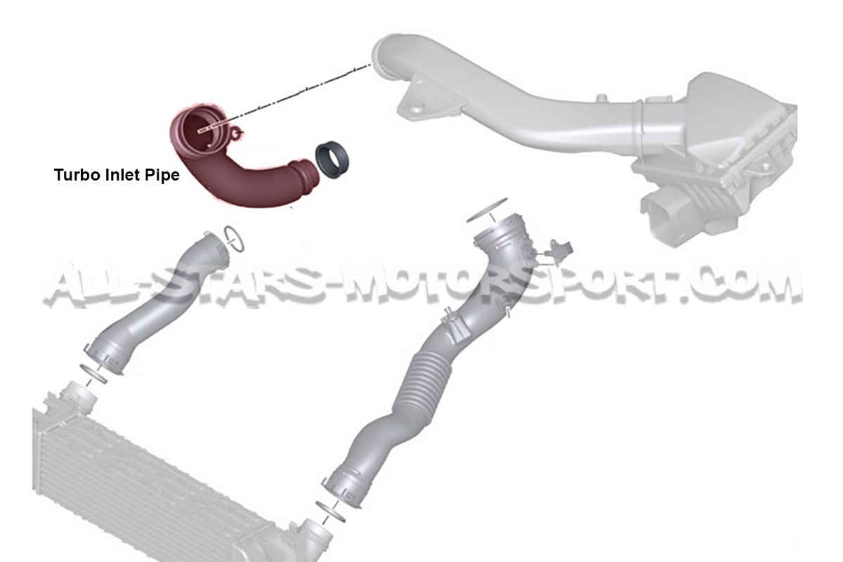 BMW M2 / M135i / M235i / 335i / 435i F2x / F3x N55 Alpha Competition Turbo Inlet Pipe