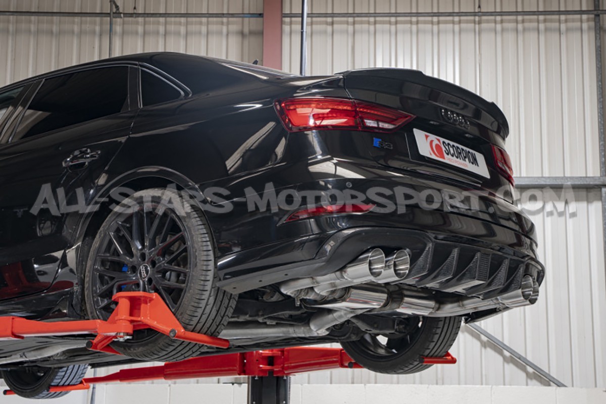 Audi S3 8V Sedan Scorpion Catback