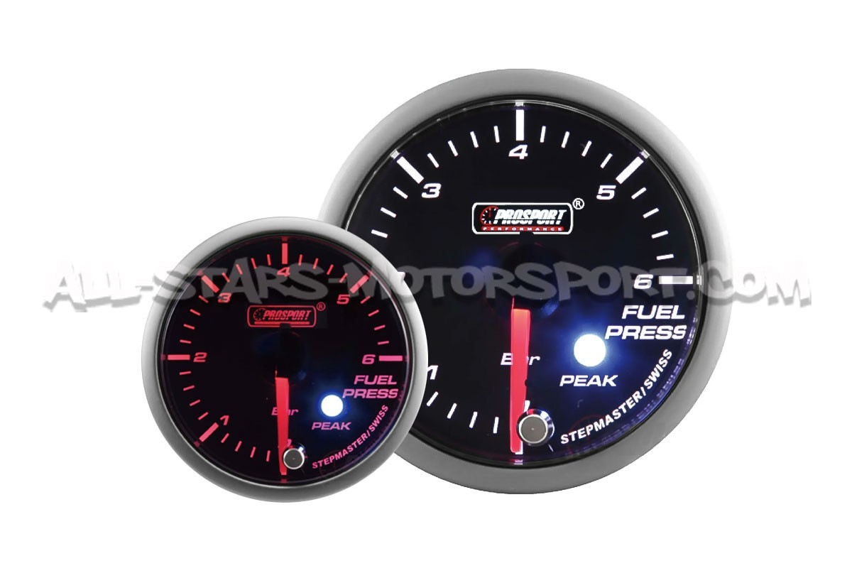 Manometre de pression d'essence Prosport Premium 60mm