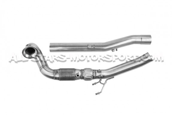 Downpipe avec cata sport et suppression de GPF Scorpion pour Golf 8...