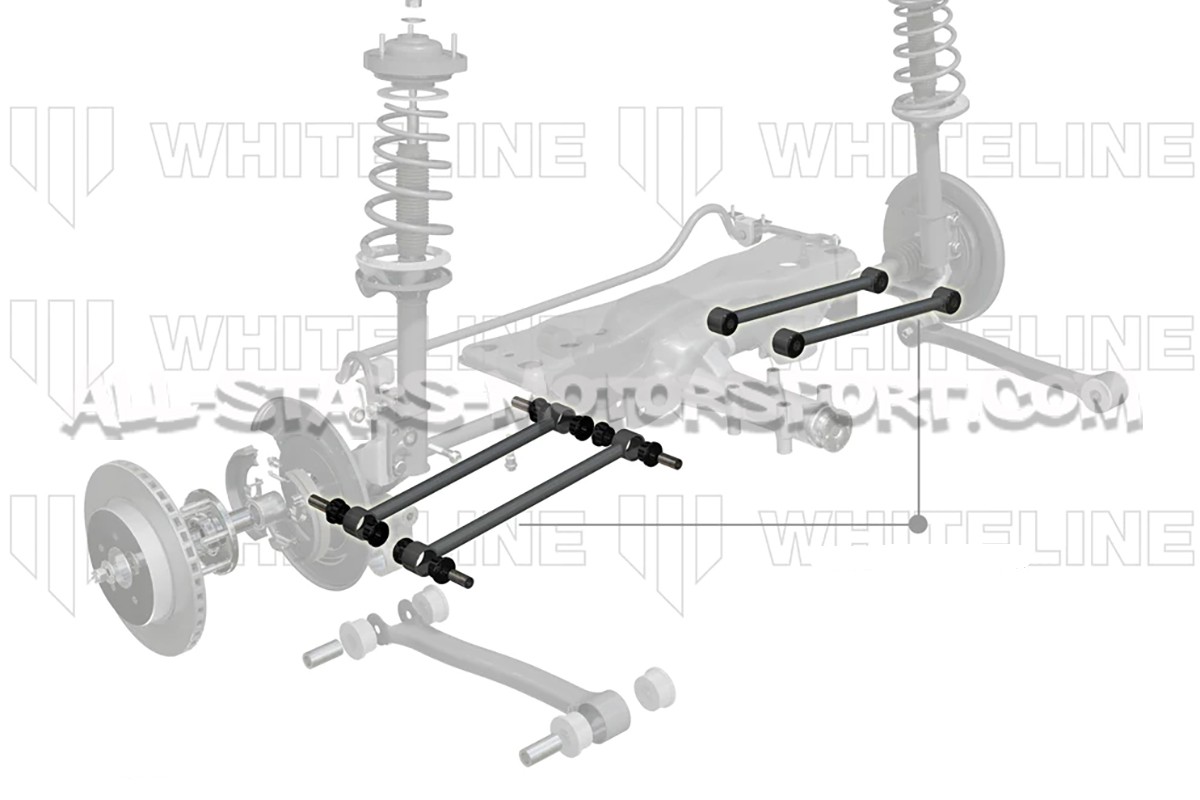 Whiteline Rear Lower Control Arm Kit for Subaru Impreza WRX STI 01-07